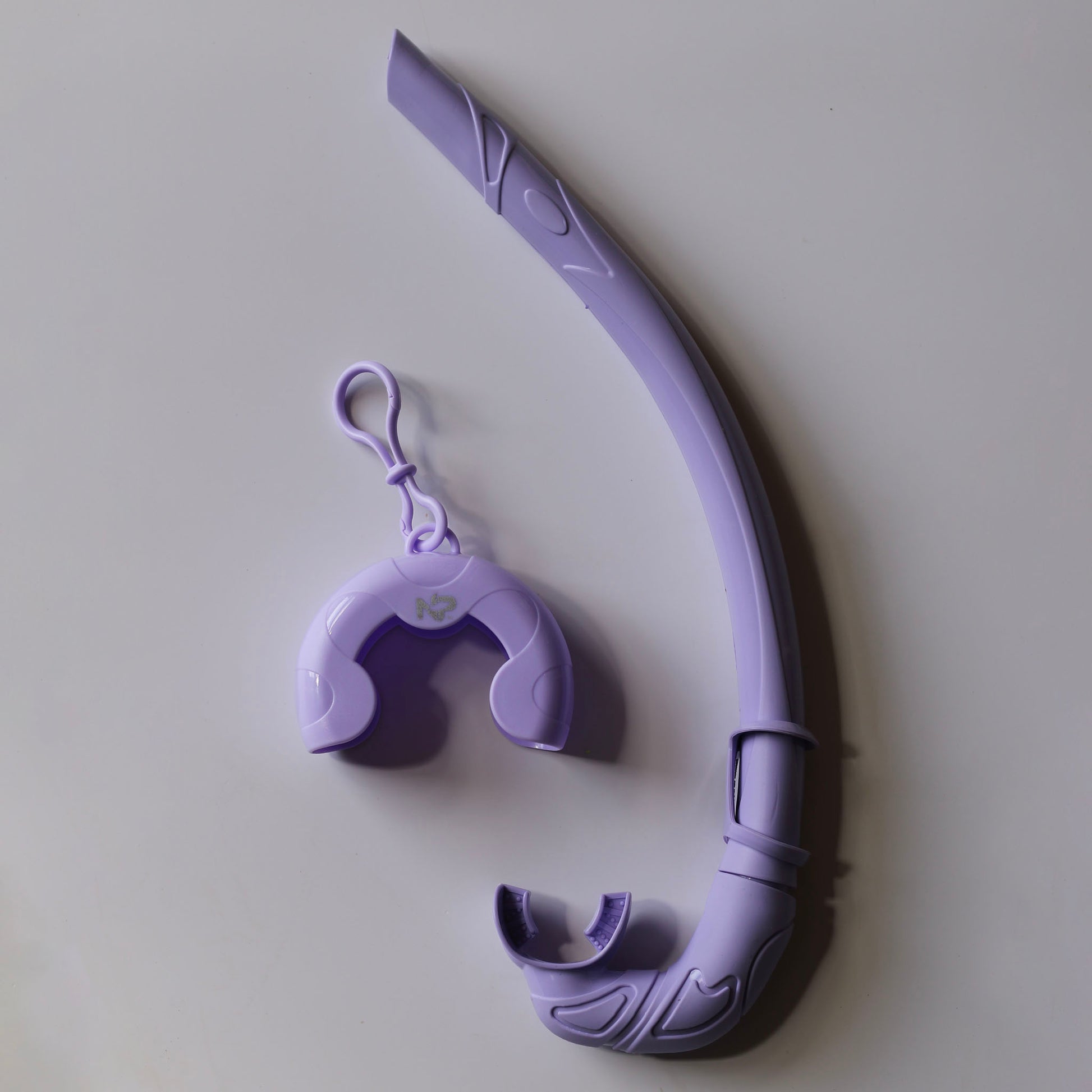 spearfishing and freediving silicone snorkel natural predator superflex purple